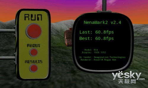 魅族MX4 NenaMark 2跑分结果