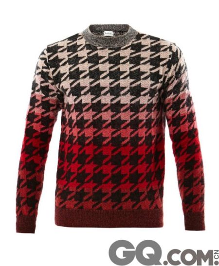 Paul Smith 千鸟格渐变色毛衣￥2,980 CNY