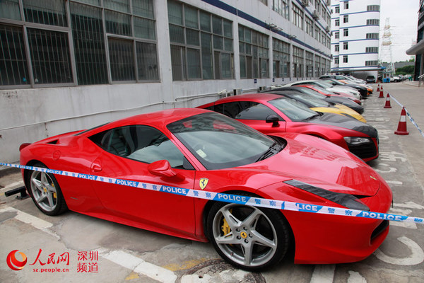 涉案车辆。（深圳交警局供图）