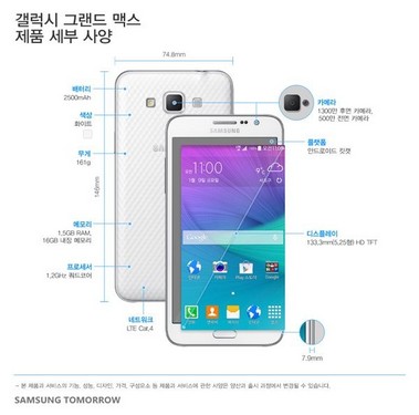 定位中低端市场三星Grand Max正式发布